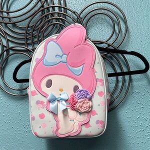 My Melody Backpack with Floral Design